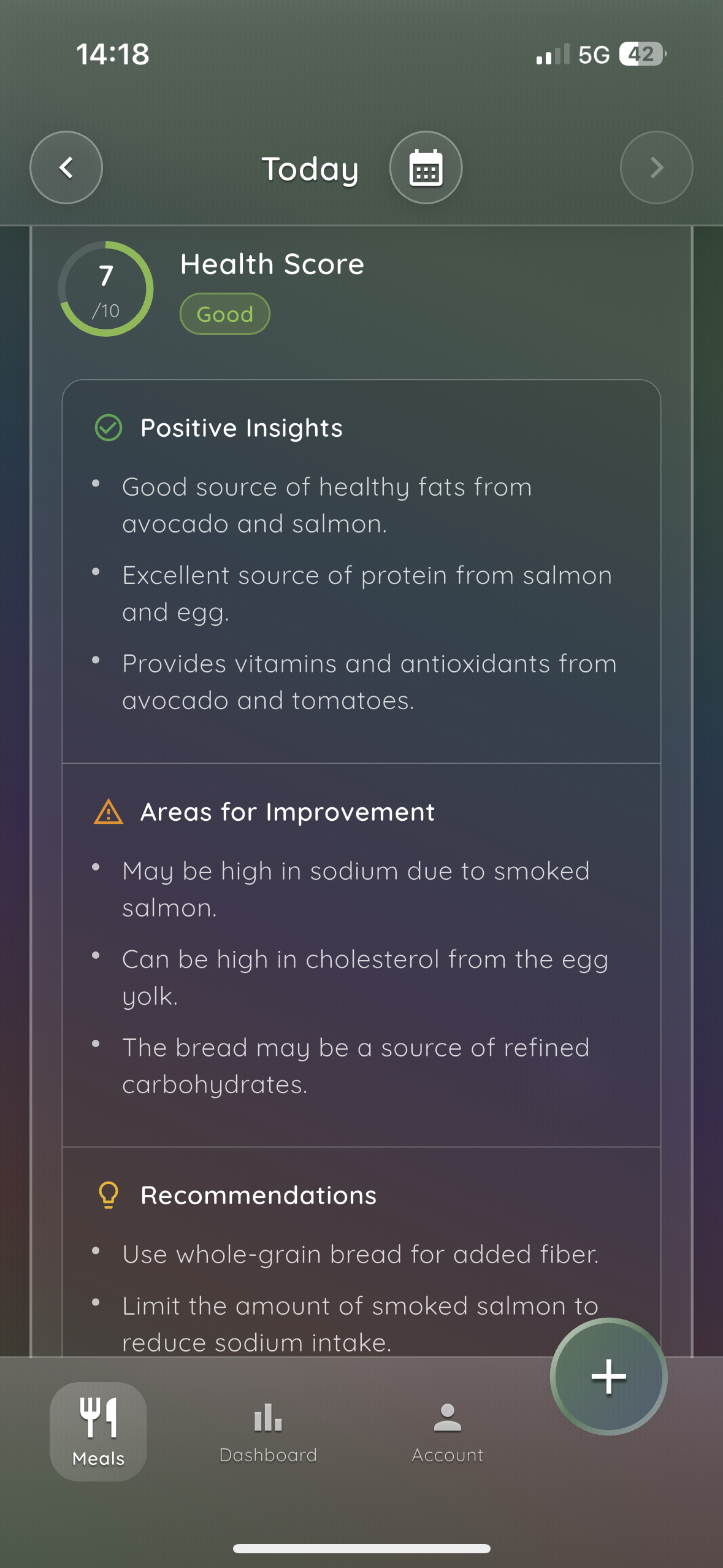 Health Score & Insights