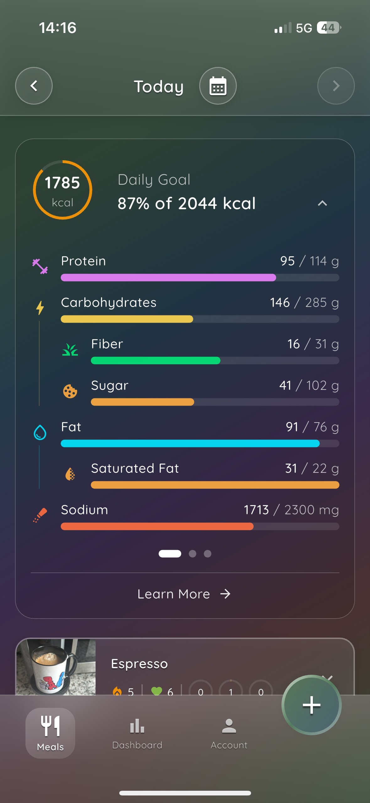 Daily Progress Overview